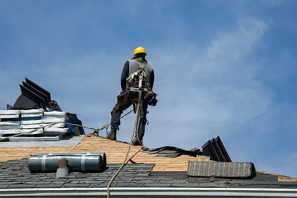 Professional Roof Replacement technician working in Minneota, MN
